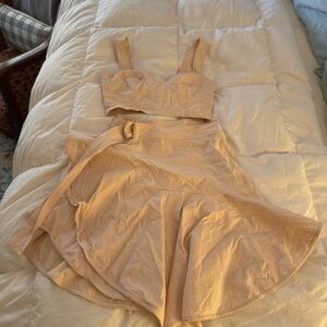 A.L.C. Cream Two-Piece Dress